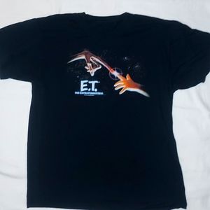 Original E.T. Artwork Graphic T-Shirt Sz Large Y2K